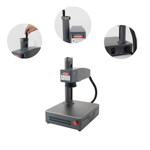 20W/30W/50W Portable Mini Smal - огляд і ціна Fiber Laser Marking Machine 30W