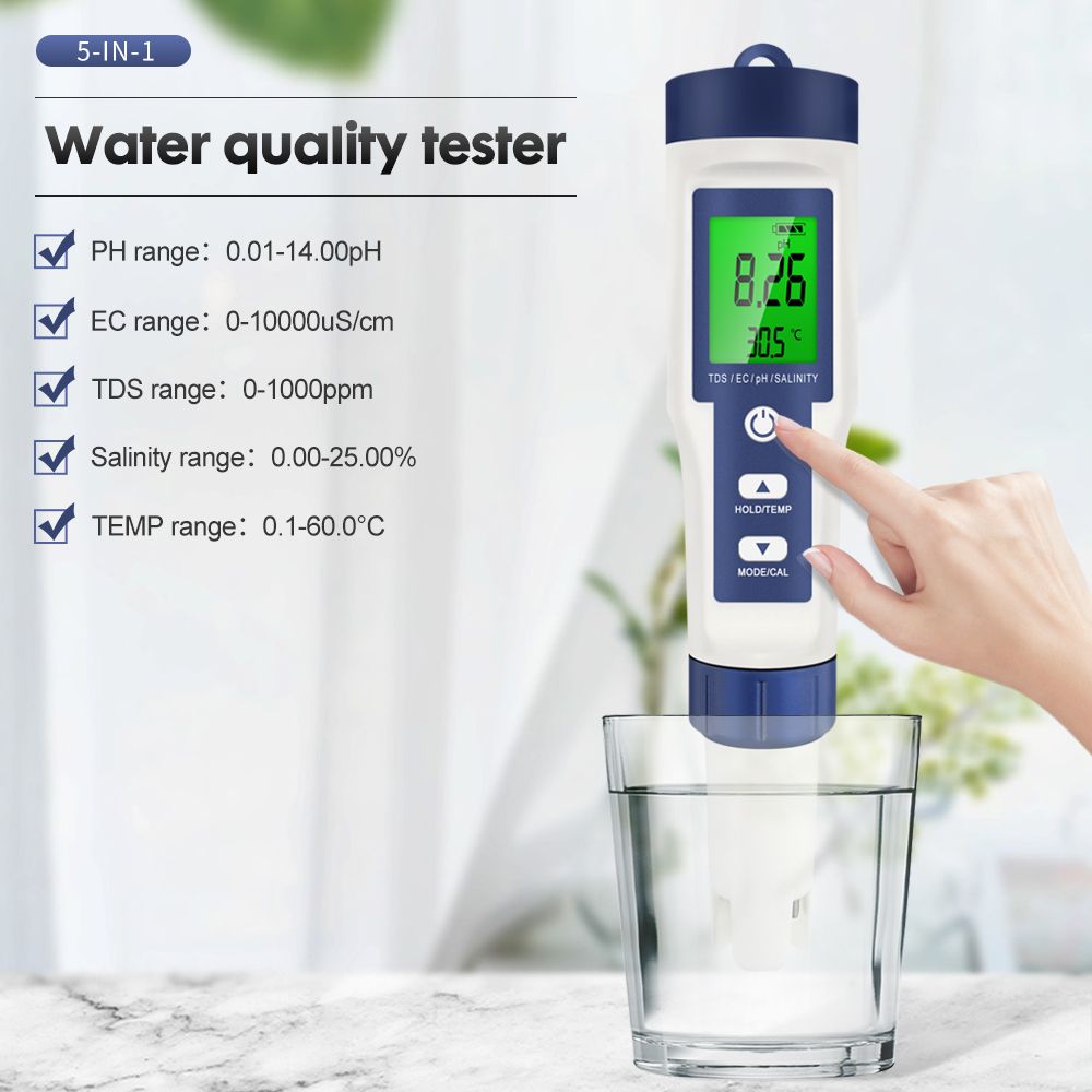 Professional Water Quality Tes - огляд і ціна Ph Meter Digital Water Tester