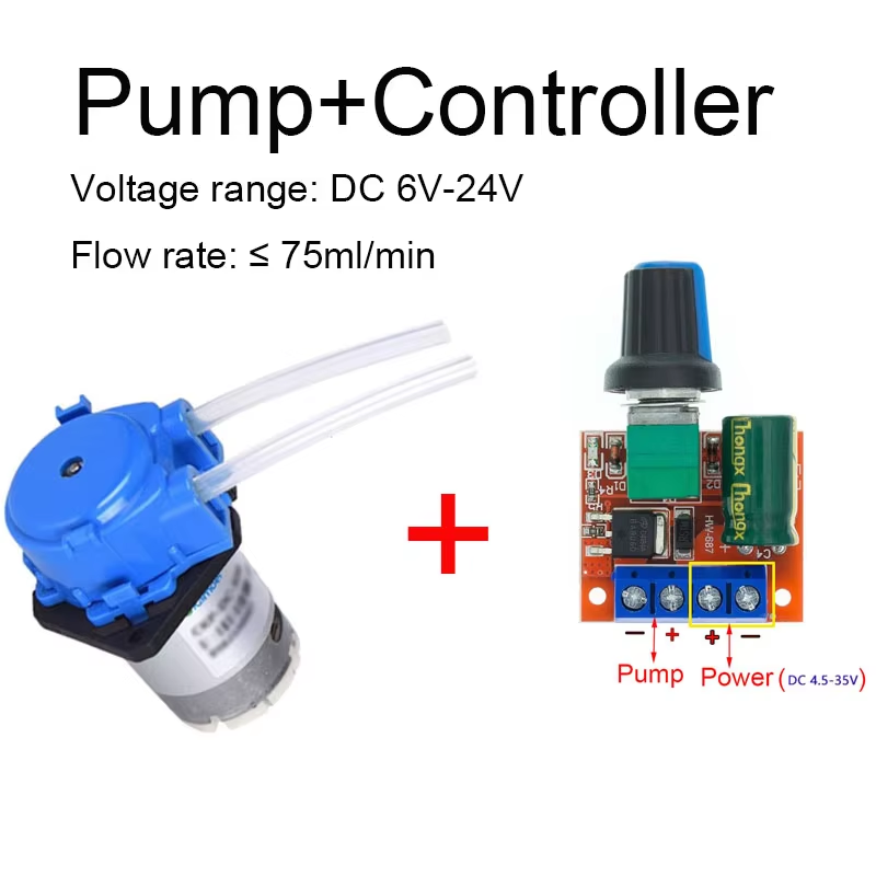 Small Adjustable Peristaltic P - огляд і ціна Mini Peristaltic Pump 12V
